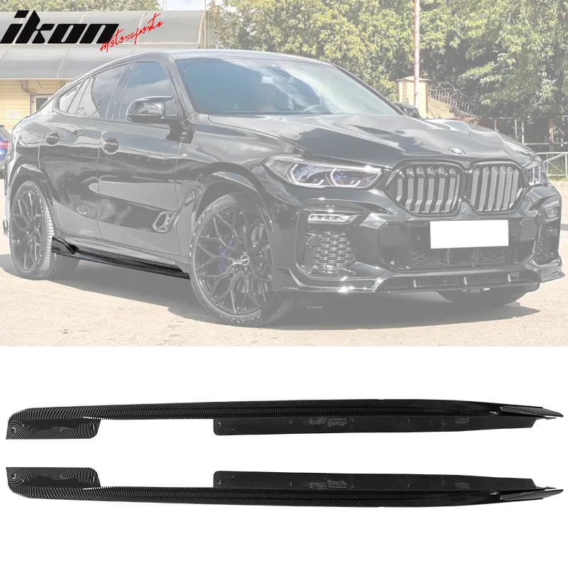 2015-2023 Chrysler 300 IKON Rear Bumper Diffuser Lip Shark Fin PP 2PCS